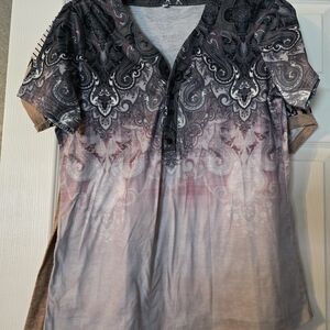 Bundles Of 5 Women's Light Blue Ruffle Sleeve Top